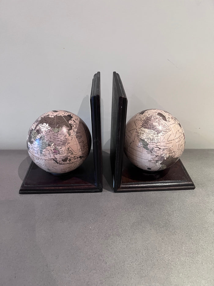 Crate & Barrel Globe Bookends