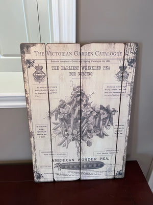 the victorian garden catalogue wall art