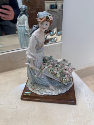 Giuseppe Armani 'Lady with Flower Cart' Figurine