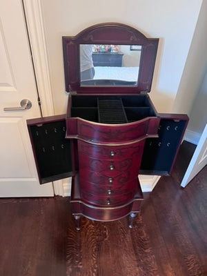 Bombay & Co Rouge Jewellery Cabinet