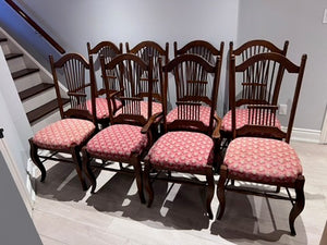 Set of 8 Vintage Dining Chairs