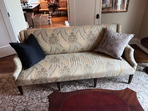 Beautiful Gold Upholstered Sofa