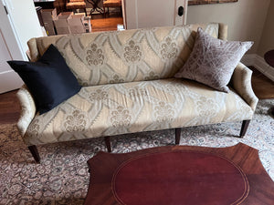 Beautiful Gold Upholstered Sofa
