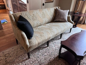 Beautiful Gold Upholstered Sofa