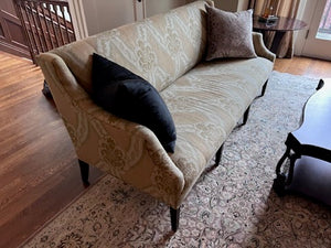 Beautiful Gold Upholstered Sofa