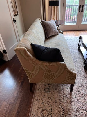 Beautiful Gold Upholstered Sofa