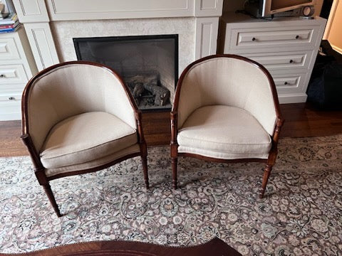 Pair of John Widdicomb Tub Chairs