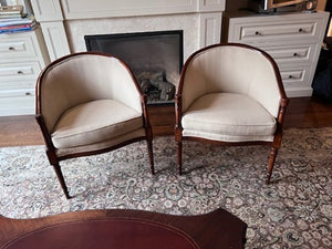 Pair of John Widdicomb Tub Chairs
