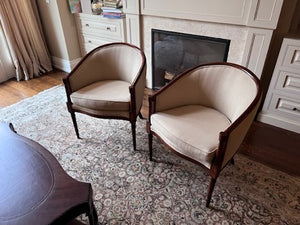 Pair of John Widdicomb Tub Chairs
