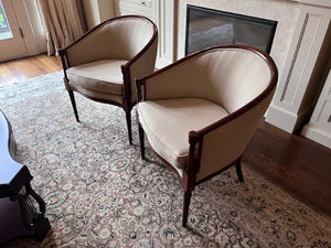 Pair of John Widdicomb Tub Chairs
