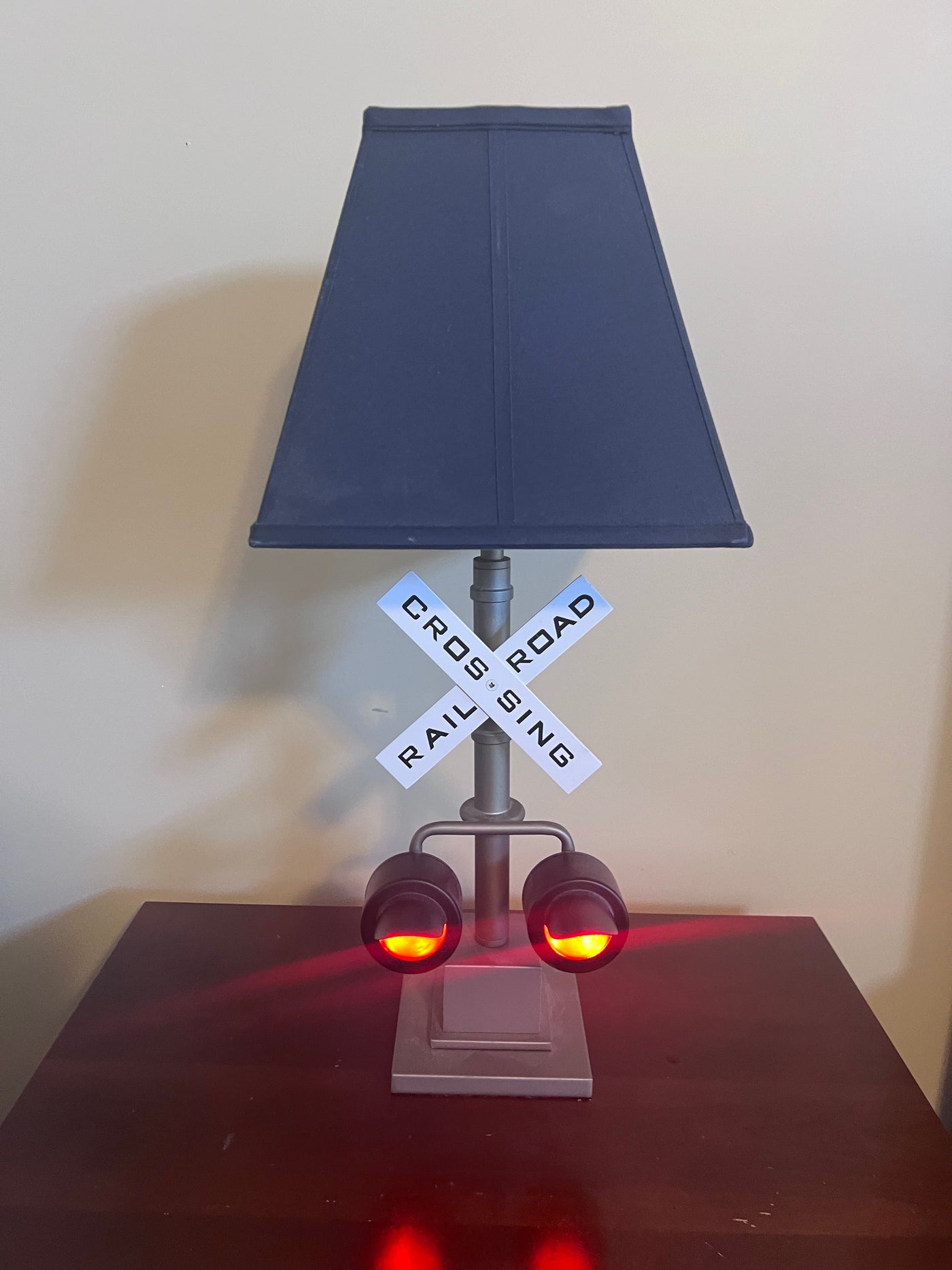Pottery barn railroad crossing lamp 2025