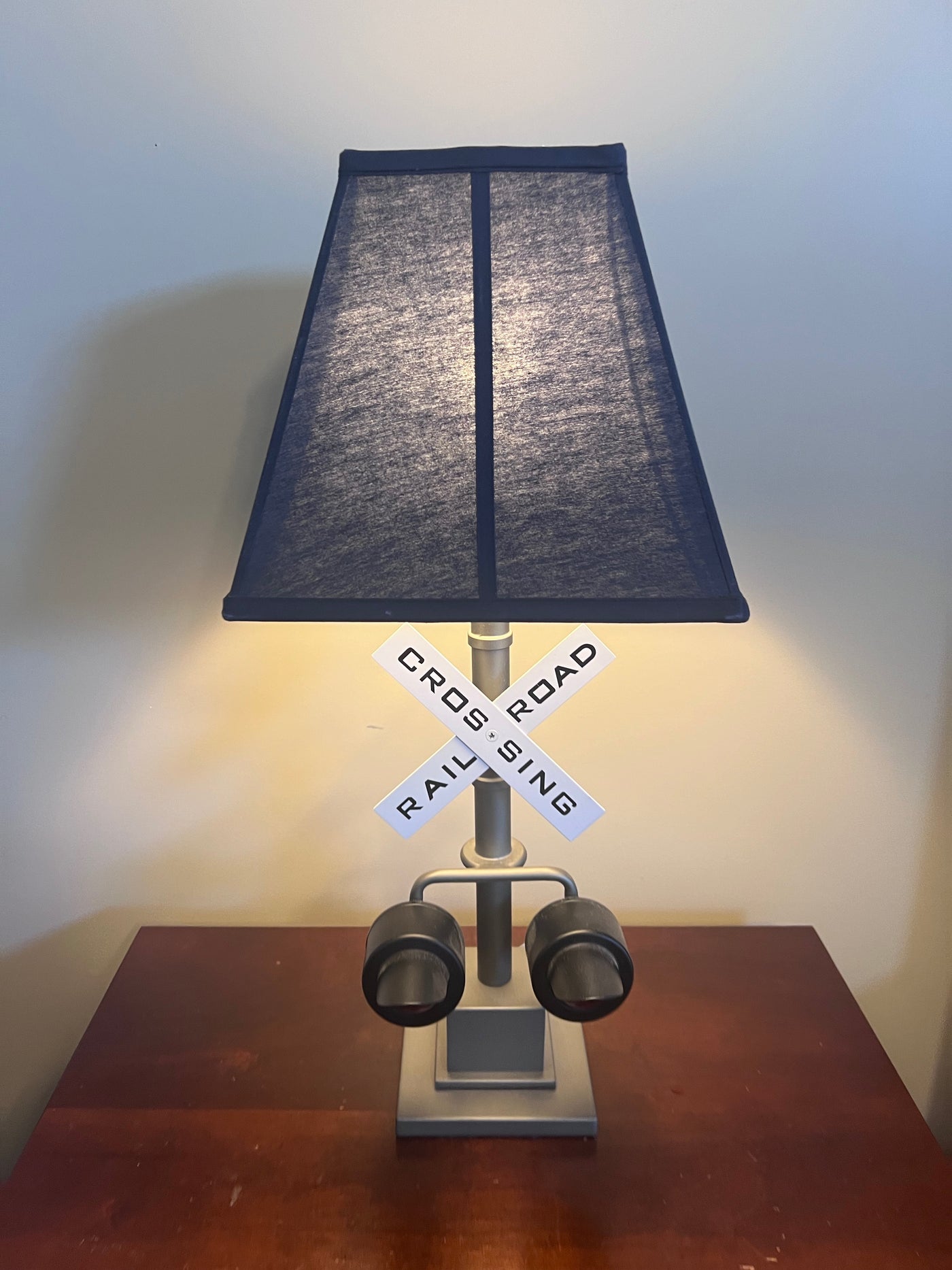 Pottery Barn Kids Railroad Crossing Base Table Lamp