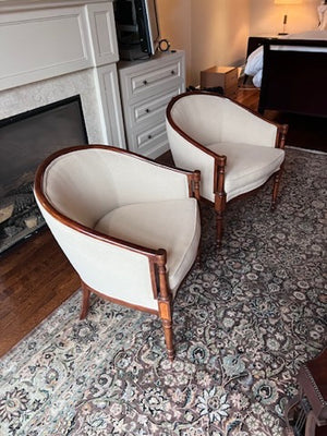 Pair of John Widdicomb Tub Chairs