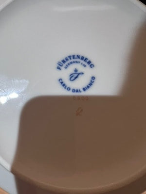 "Carlo Dal Bianco - Este" presentation plate & bowl by Fürstenberg