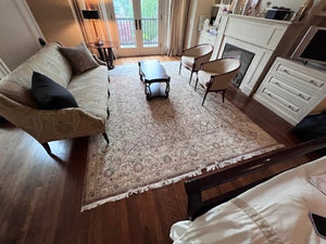 100% Wool Area Rug- 9ft x 12.25ft