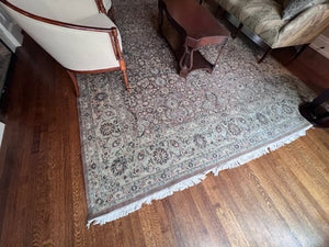 100% Wool Area Rug- 9ft x 12.25ft