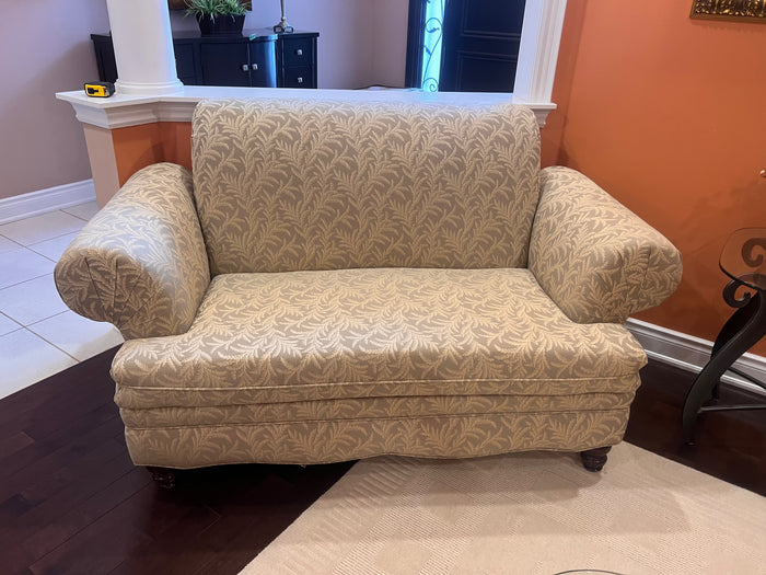 Upholstered Love Seat/Oversized Armchair