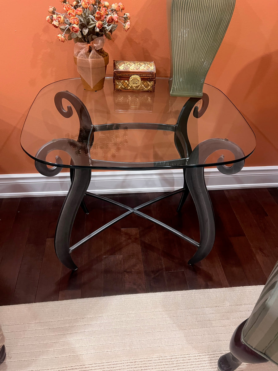 Glass Top Side Table – Sell My Stuff Canada - Canada's Content and ...
