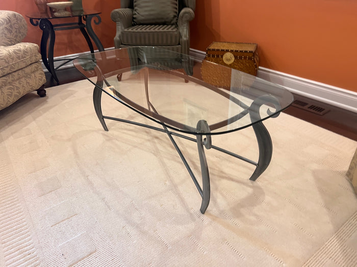Glass Top Coffee Table