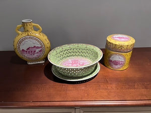 Lot- Vintage Chinese Ceramic, Vase, Bowl, Jar