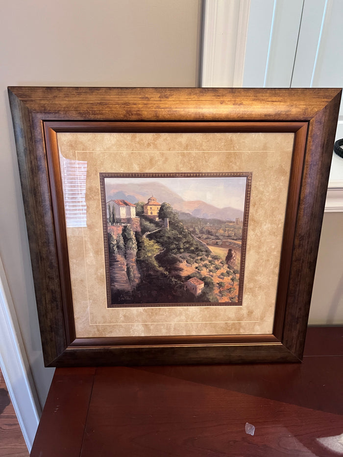S. McMannon Print of Tuscan Landscape