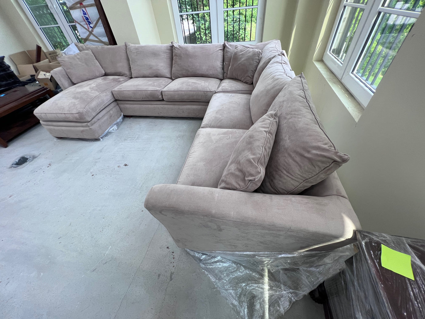 Klaussner Furniture Light Beige Large Sectional Sofa Sell My Stuff