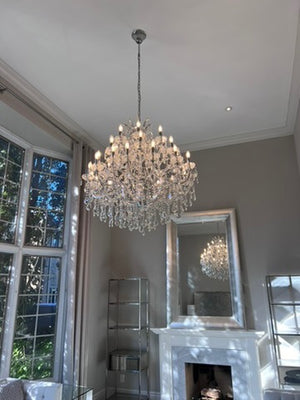 Kimmberly Capone Large Crystal Chandelier