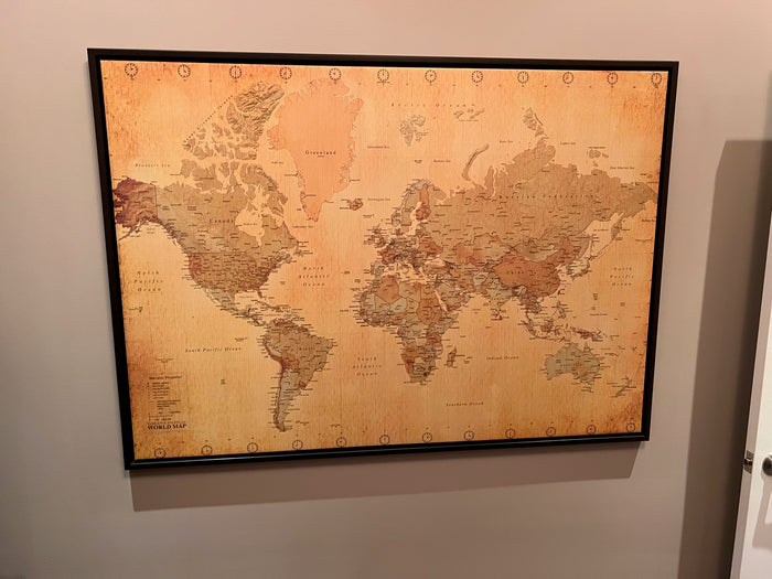 World Map Wall Art