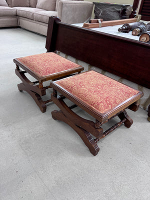 Pair of Footstools/Ottomans