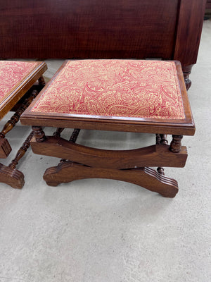 Pair of Footstools/Ottomans