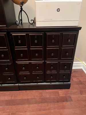 Bombay Company Stanton Modular Bookcase, Filing Cabinet