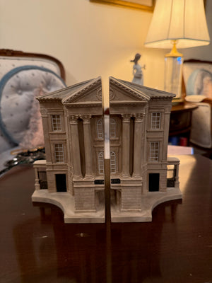 PAIR OF TIMOTHY RICHARDS COMMISSIONS 'The Tyl Theatre' BOOKENDS (*VERY RARE!)