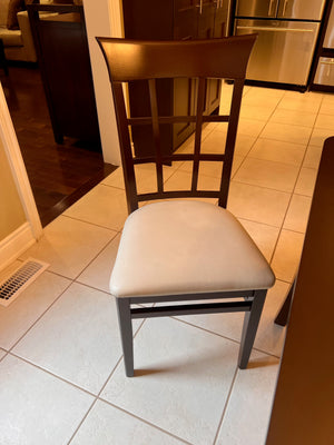 Beautiful Solid Wood Dining/Kitchen Table + 8 Chairs, Dark Brown Finish (*amazing condition)