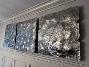 3 Piece Silver Wall Plaque