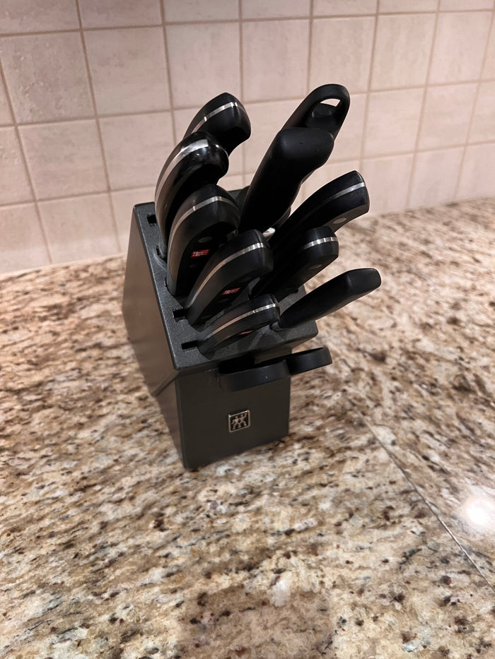 11pc Zwilling J.A. Henckels Knife Block