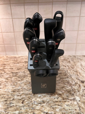 11pc Zwilling J.A. Henckels Knife Block