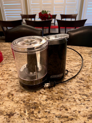 BLACK+DECKER One-Touch 3-Cup Electric Chopper
