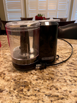 BLACK+DECKER One-Touch 3-Cup Electric Chopper