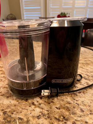BLACK+DECKER One-Touch 3-Cup Electric Chopper