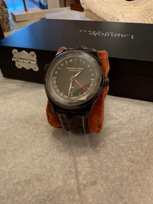 Hamilton Jazzmaster GMT Full Black Limited Edition 621/999 model H326850 Men's Watch