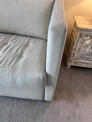 The Chesterfield Shop Beige Upholstered Sofa Bed