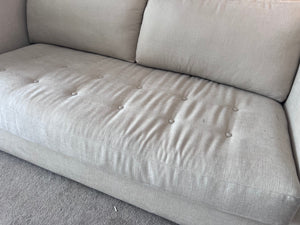 The Chesterfield Shop Beige Upholstered Sofa Bed