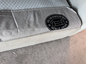 The Chesterfield Shop Beige Upholstered Sofa Bed