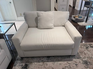 Copy of Kimmberly Capone Cream Upholstered Oversized Armchair