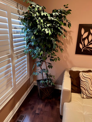 Faux Tree with Planter