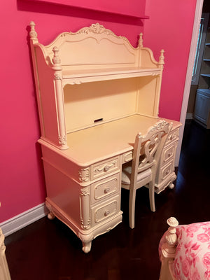 Homelegance 'Cinderella' White Desk with Chair