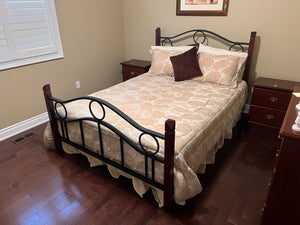 Metal/Wood 4 Poster Bed Frame