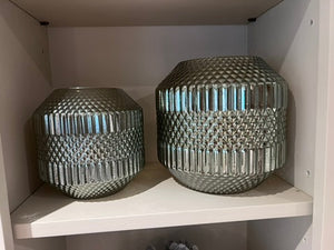 Pair of Silver Decorative Vases
