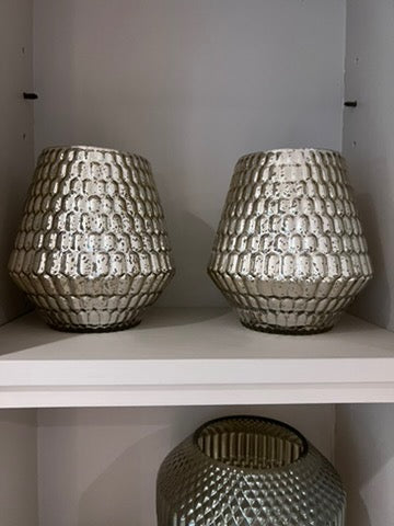 Pair of Gold Decorative Vases