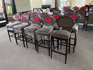 Upholstered Bar Stools (*10 available- priced individually)